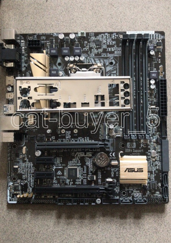 ASUS Z170M-PLUS Motherboard Intel Z170 LGA1151 DDR4 DVI HDMI With a I/O 