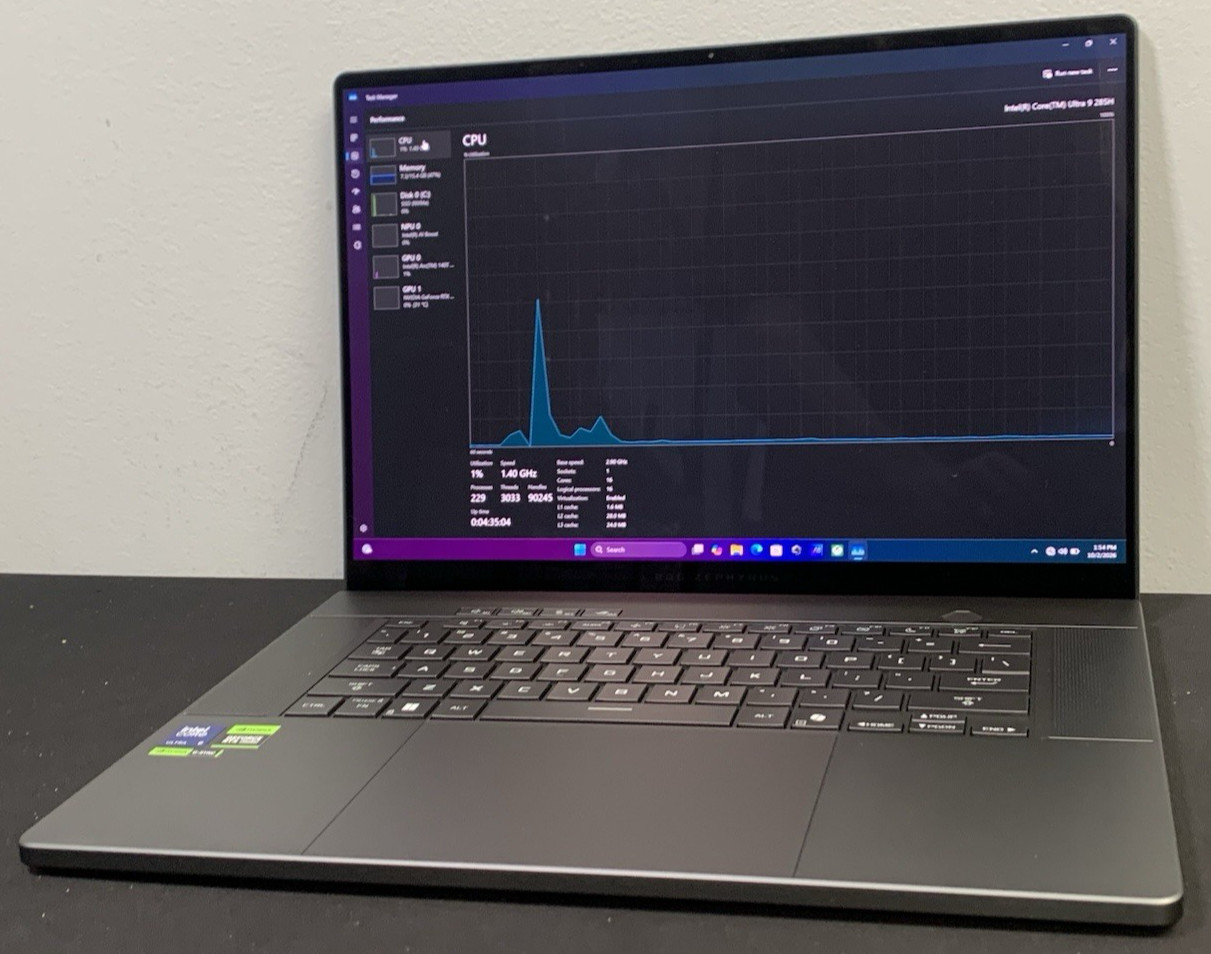 ASUS ZEPHYRUS G16.U95070 - I9 ULTRA 285H/16GB RAM/4TB SSD/RTX 5070 OLED