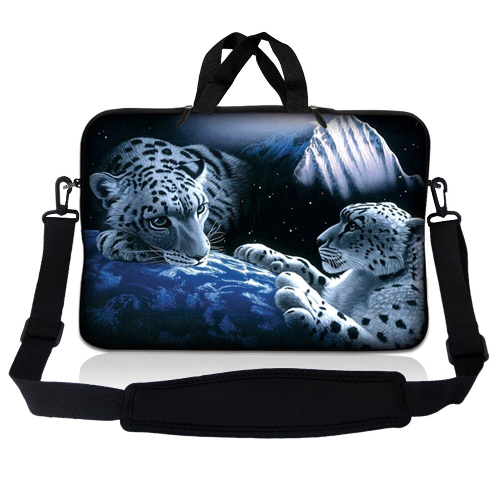 11.6 Inch Laptop Bag Sleeve Case with Shoulder Strap Chromebook Macbook Tigers