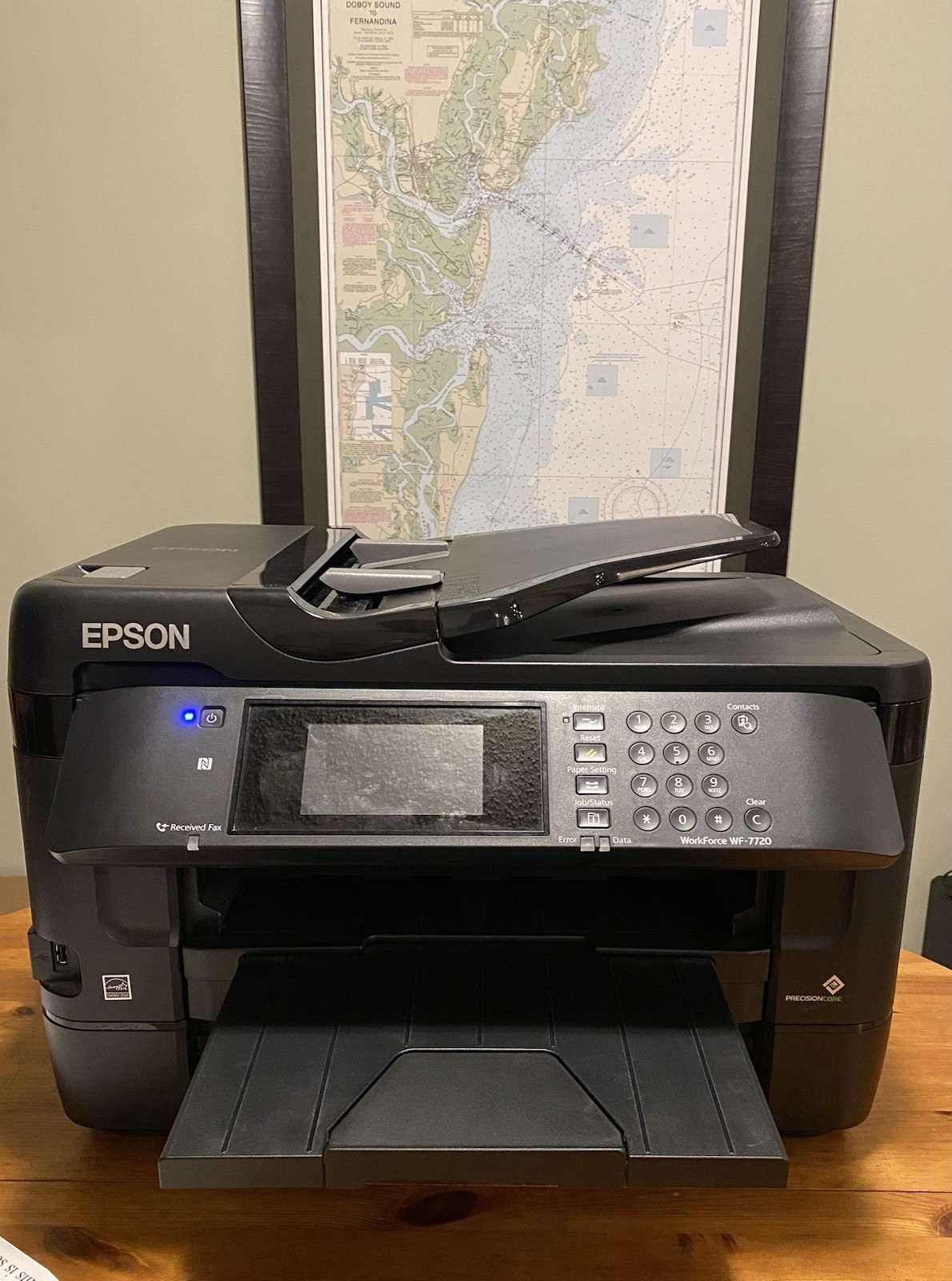 Pre-owned, Epson WorkForce WF-7720 Wireless Wide-format Color Inkjet Printer