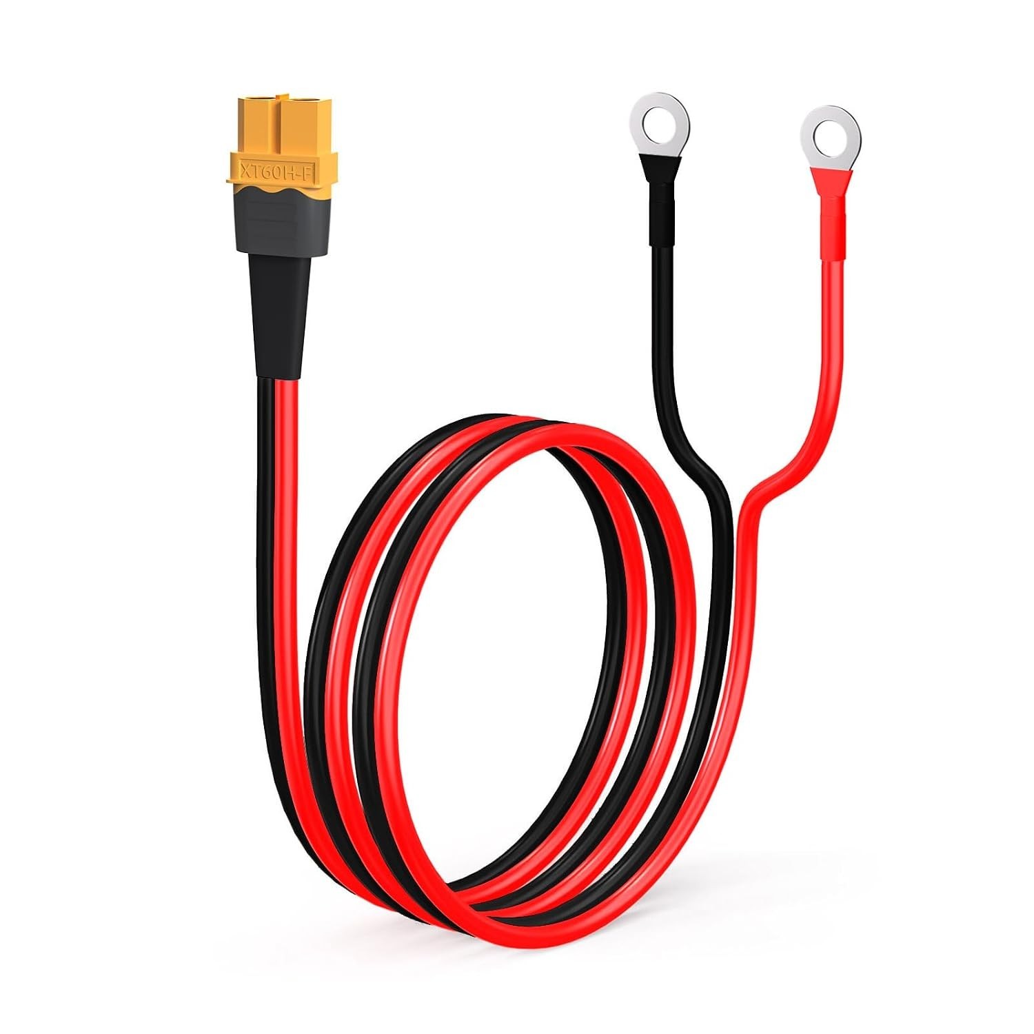 10AWG XT60 Connector Cable - 2FT, Ideal for Powering Stations & Solar Systems
