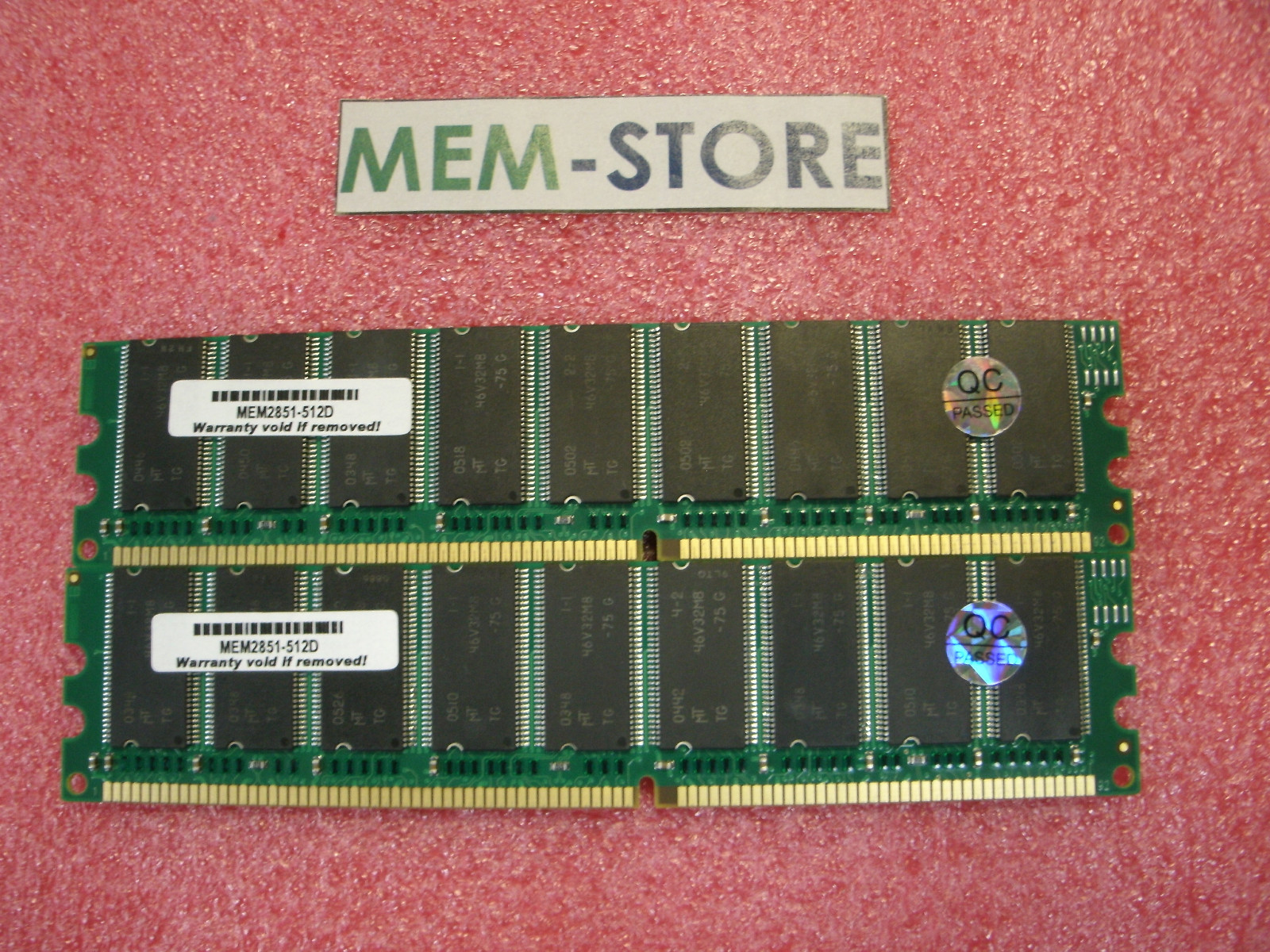 MEM2851-256U1024D 1GB 2X512MB DRAM Memory Cisco 2851
