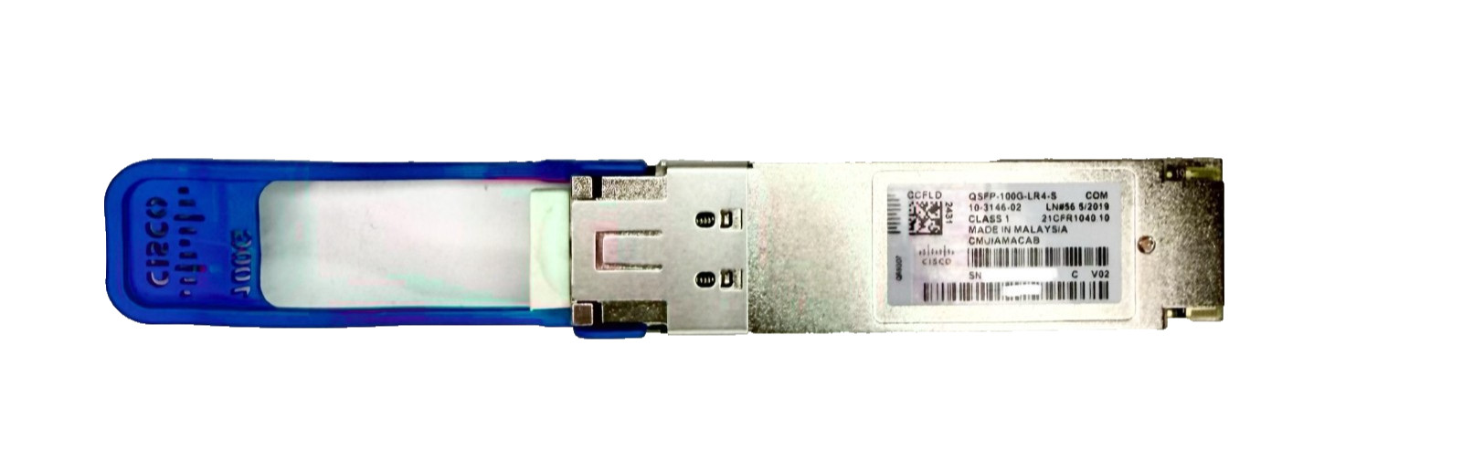 Genuine Cisco QSFP-100G-LR4-S 100GBASE-LR4 QSFP28 Transceiver 10km (w/ Hologram)