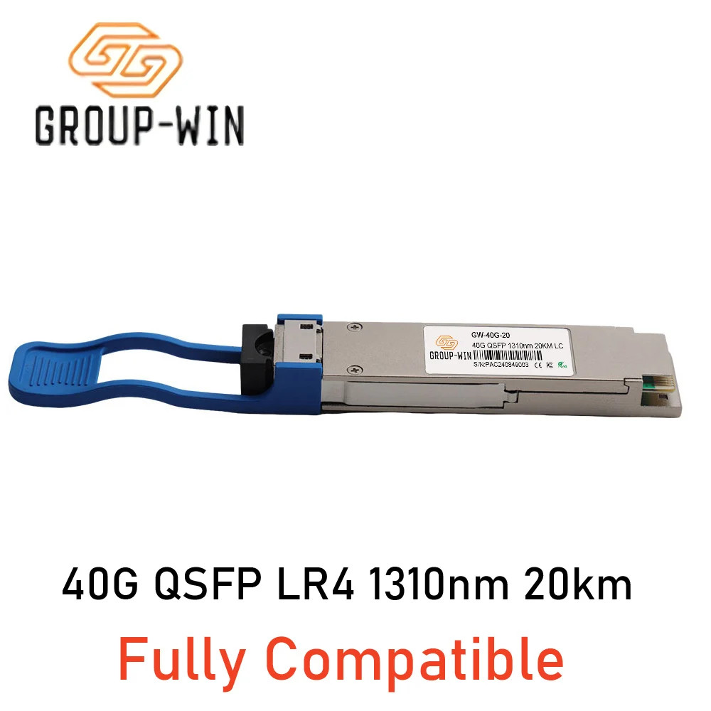 40G QSFP+ LR4 20km LC SMF 1310NM Fiber Optical Transceiver 40GBASE 