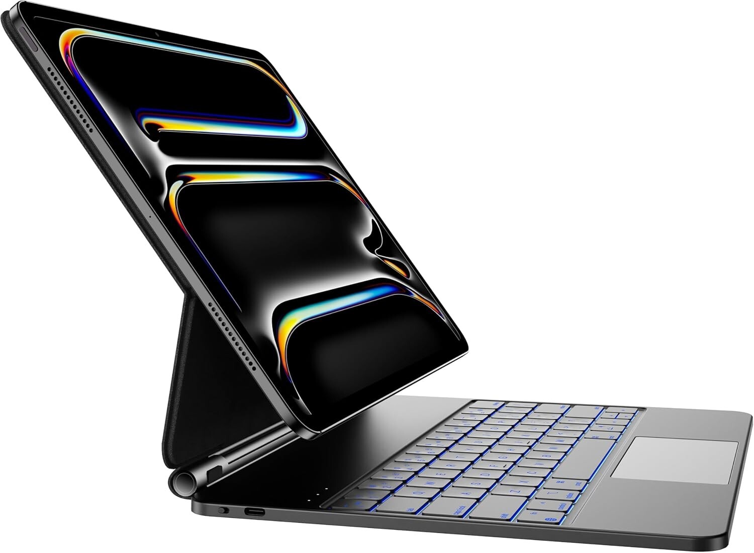 HOU Keyboard Case for iPad Pro 13 inch Case 2024 with Keyboard (M4), iPad Pro 13