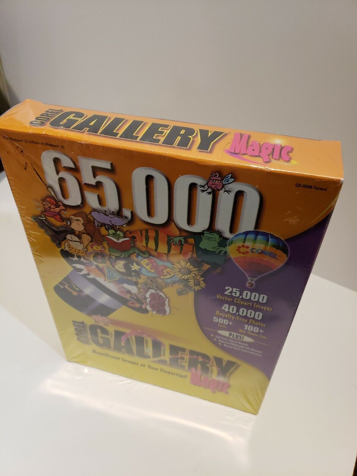 Corel Gallery Magic 65,000 PC New In Original box and Seal