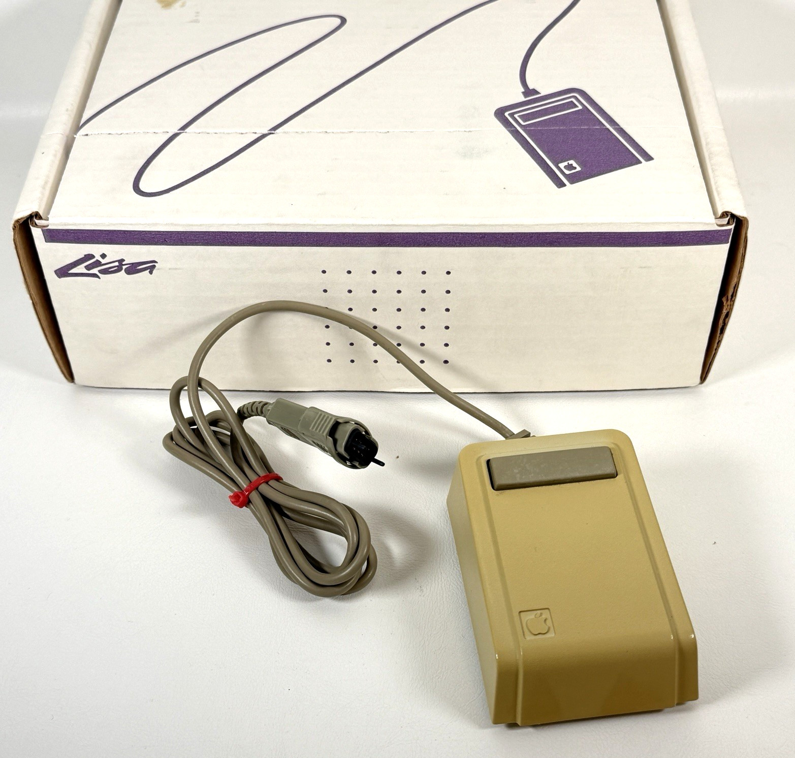 Original Apple Lisa Mouse A9M0050 Vintage Macintosh XL Apple Lisa 1982