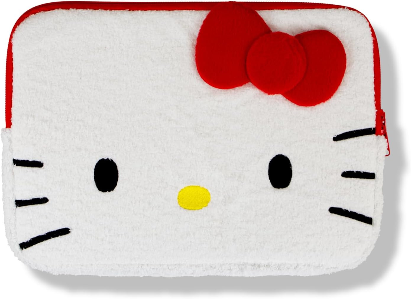 X Sanrio Plush Tech Sleeve | 14 Inch Fuzzy Laptop Computer and Ipad Tablet Carry