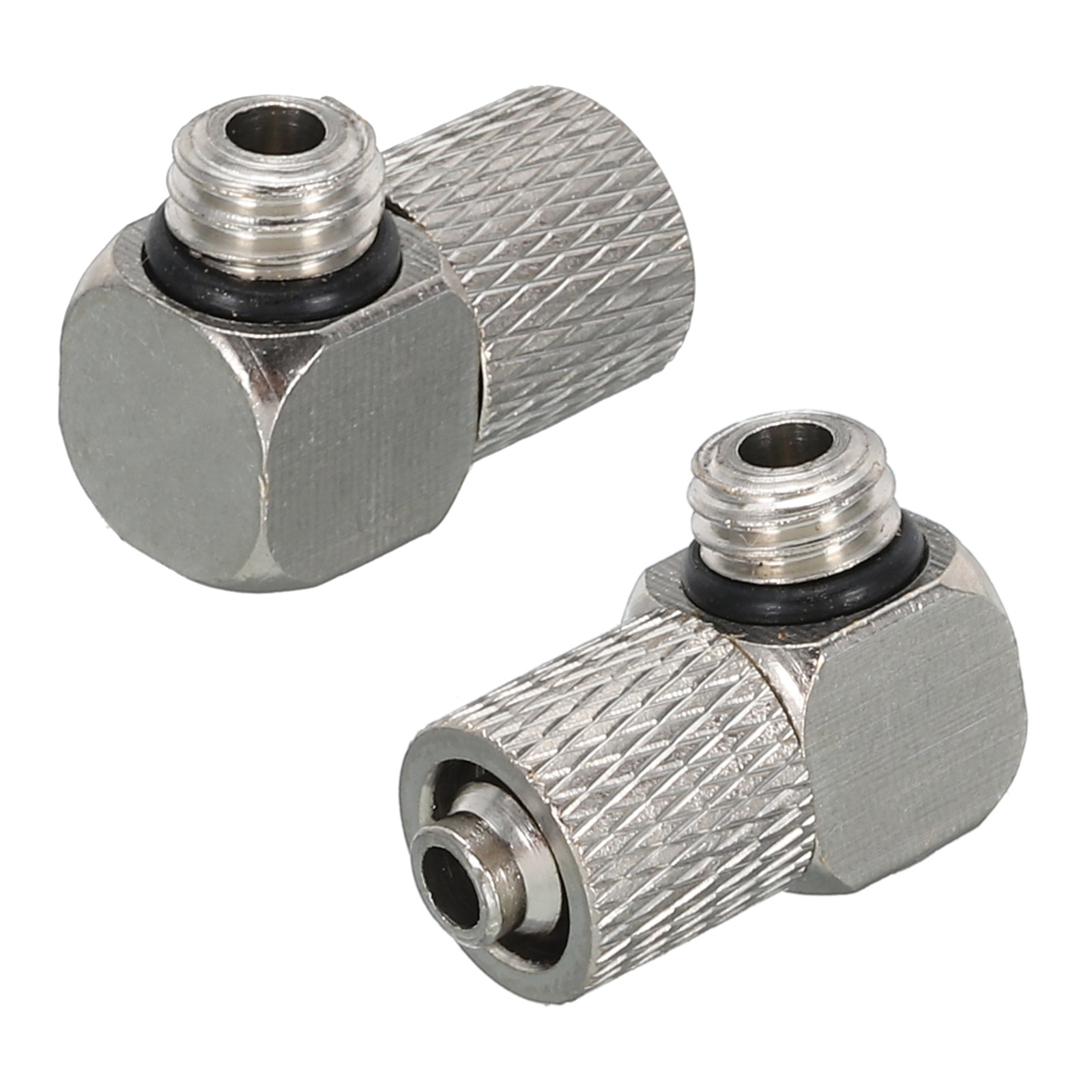 Aluminum Cooling Head M6 Elbow Radiator Heatsink System Alloy Water Cooling