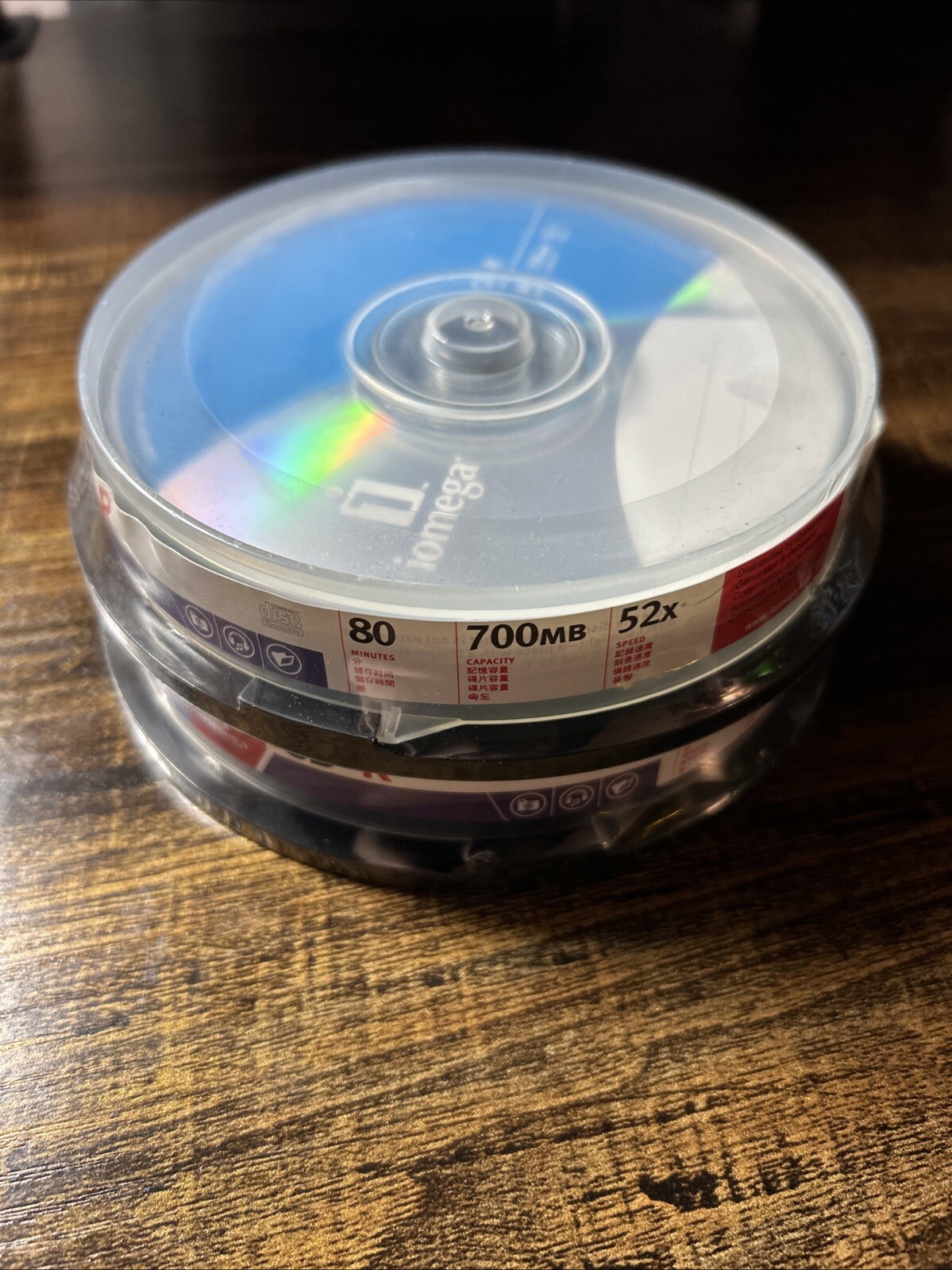 Iomega CD-R 80 Minutes 700 MB 52x Speed 10 Pack SEALED