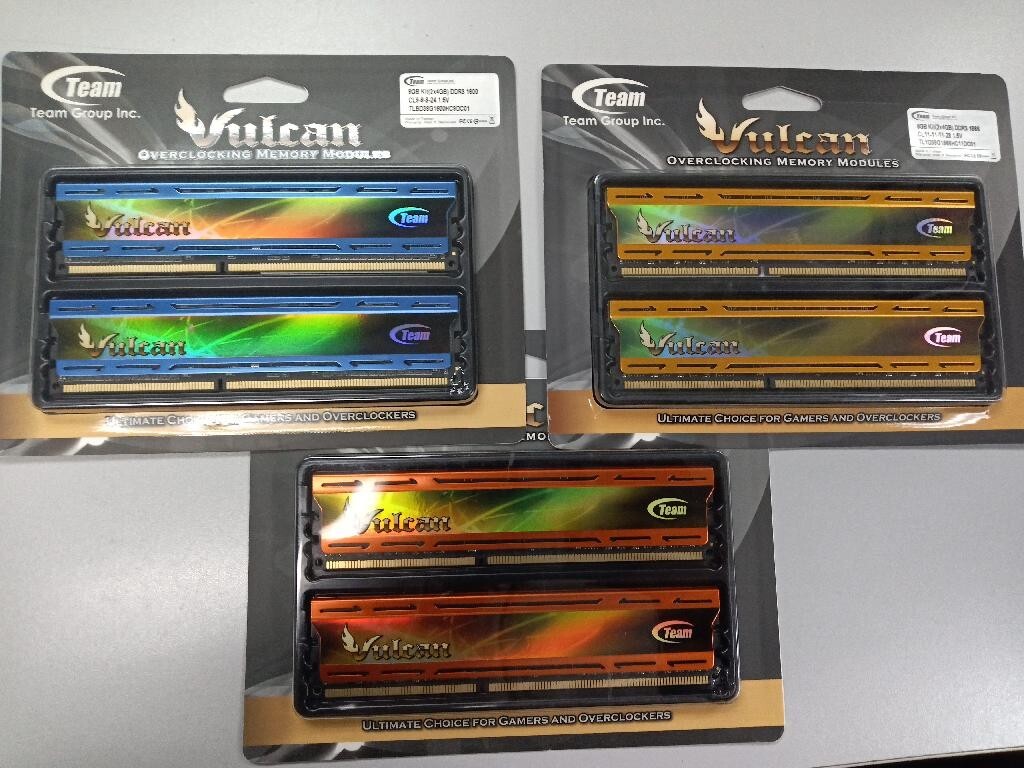 Team Vulcan 8GB (2x4GB) 1600MHz PC3-12800 DDR3 SDRAM SD RAM Memory (Brand New)
