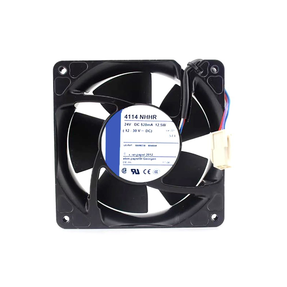 Cooling Fan For Ebmpapst 4114NHHR DC24V 520mA 12.5W 4PIN New