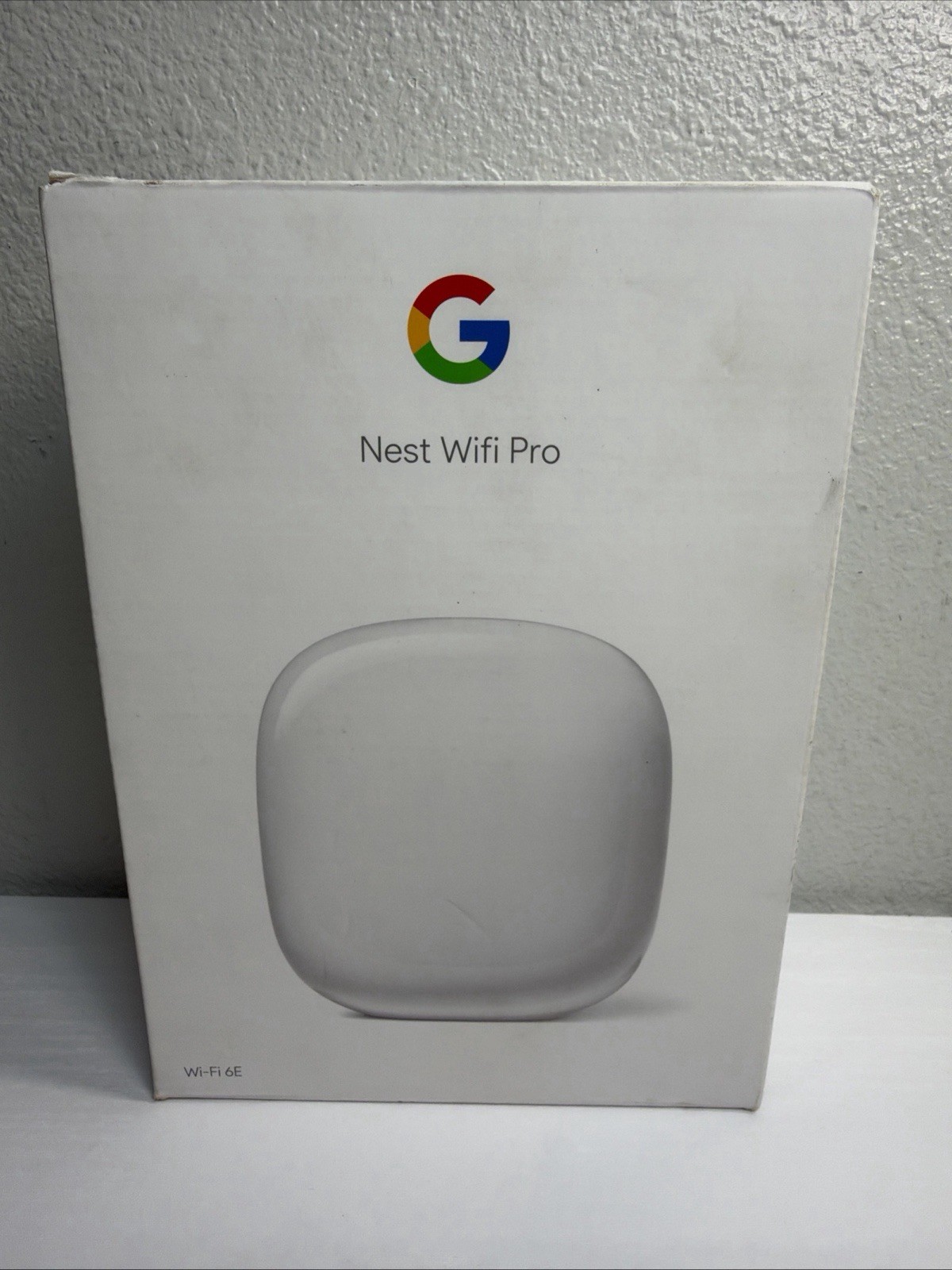 New Open Box Google Nest Wifi Pro 6e AXE5400 Mesh Router - Snow Tri Band UNUSED