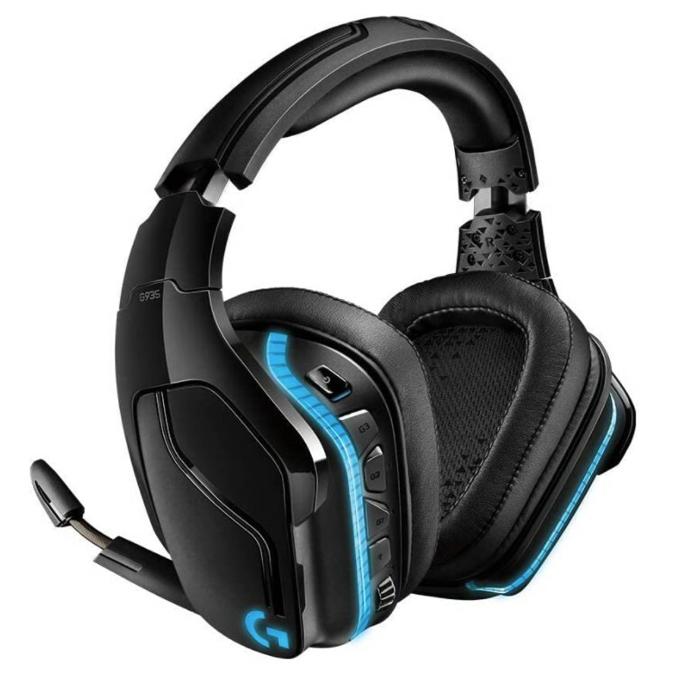 Logitech G935 Wireless DTS:X 7.1 Surround Sound LIGHTSYNC RGB PC Gaming Headset