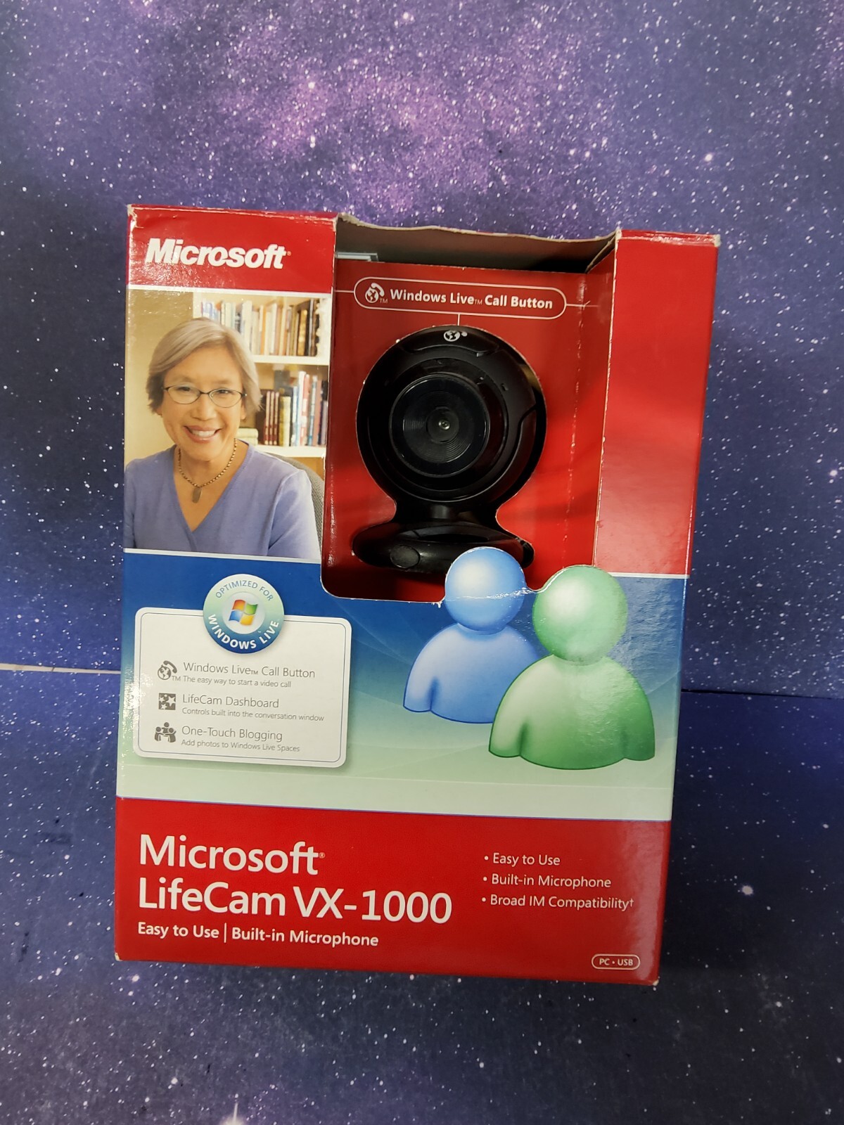 Microsoft Lifecam VX-1000 Easy to Use Built in Microphone PC/USB