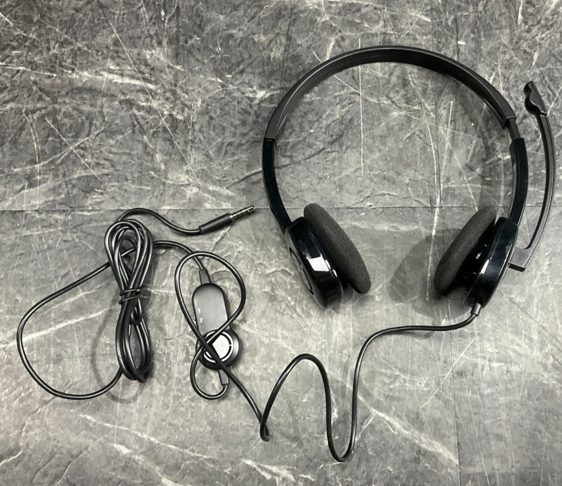 Logitech H151 Wired Headset 981-000587 ✅ ❤️️ ✅ ❤️ NEW OPEN BOX ✅ ❤️️ ✅ ❤️