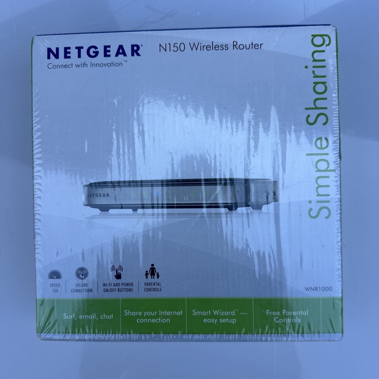 Netgear N150 150 Mbps 4-Port 10/100 Wireless N Router (WNR1000)