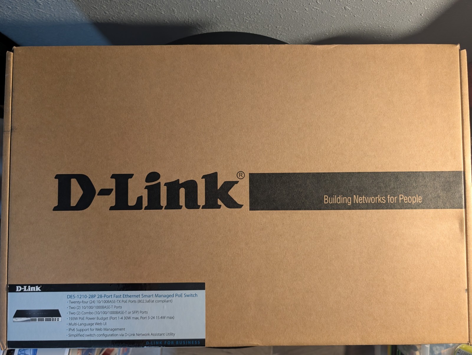 D-Link  (DES-1210-28P) 28-Ports Rack-Mountable Ethernet Switch
