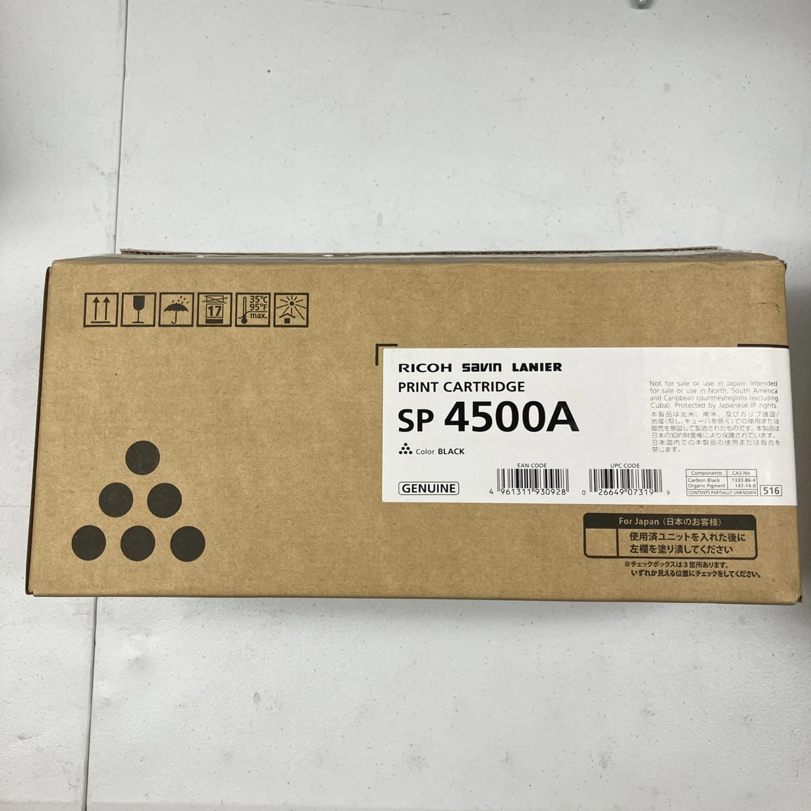 Genuine Ricoh SP-4500A 407319 Black High-Yield Toner