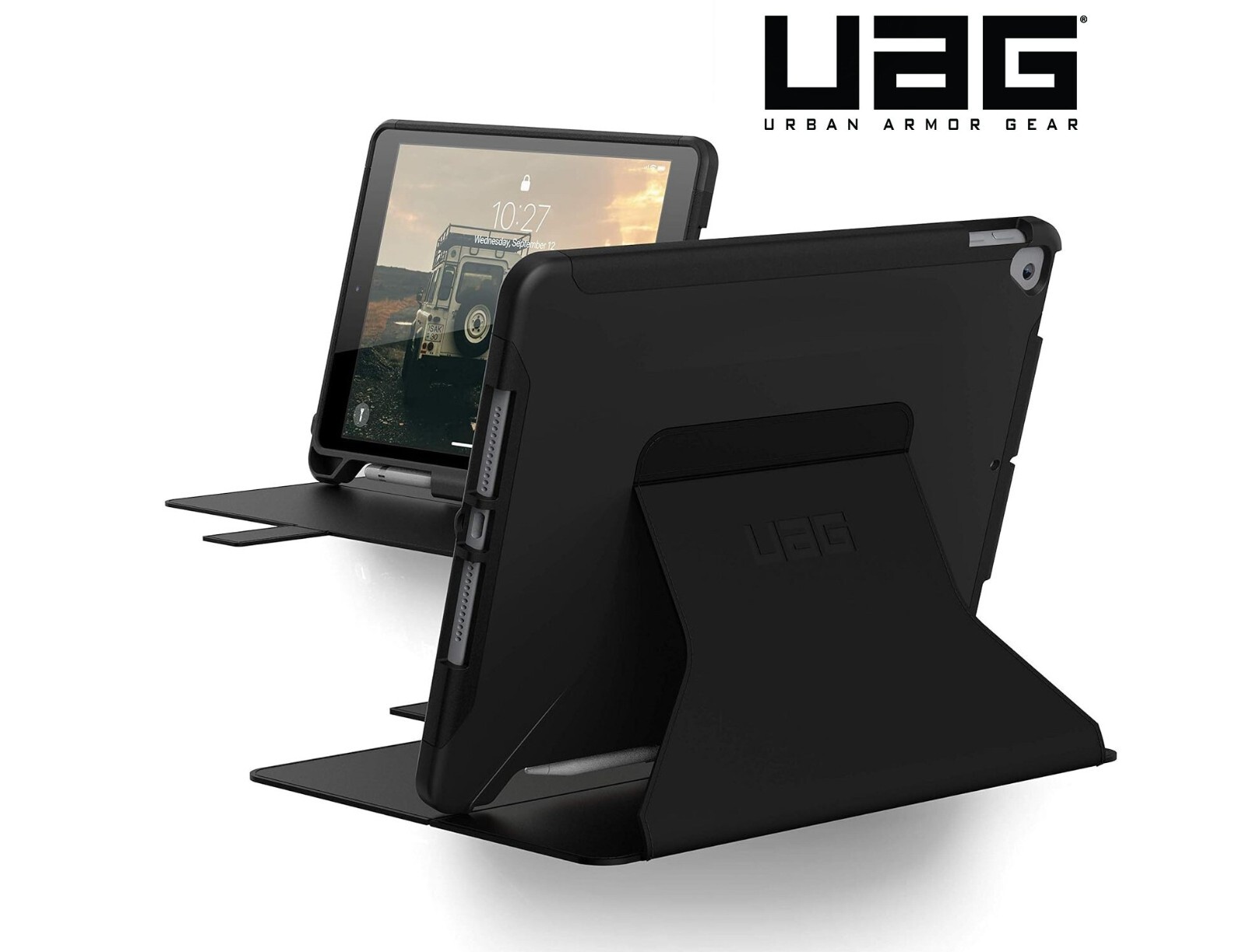 UAG Case with Pencil Holder for Apple iPad 10.2 9th Gen MK2K3LL/A Space Gray