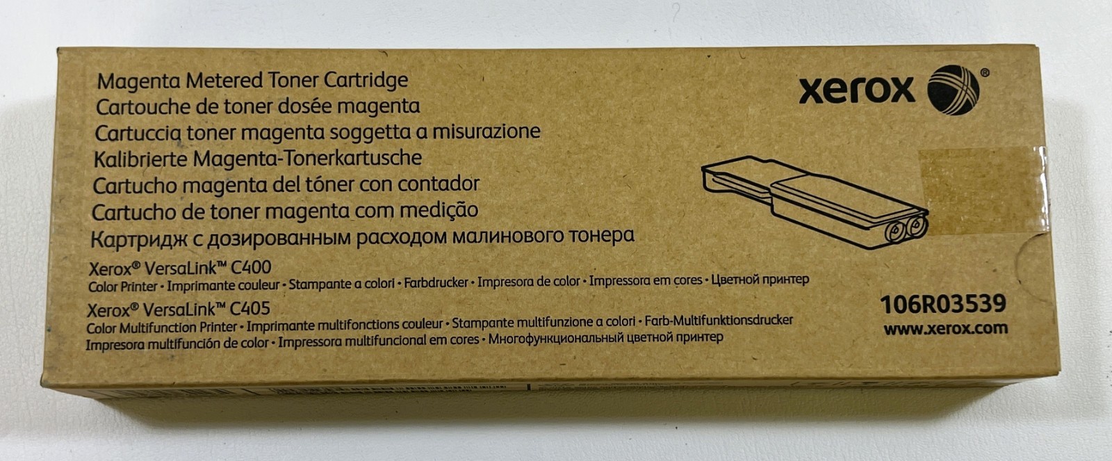 Xerox VersaLink C400 / C405 Genuine Magenta Metered Toner Cartridge (106R03539)
