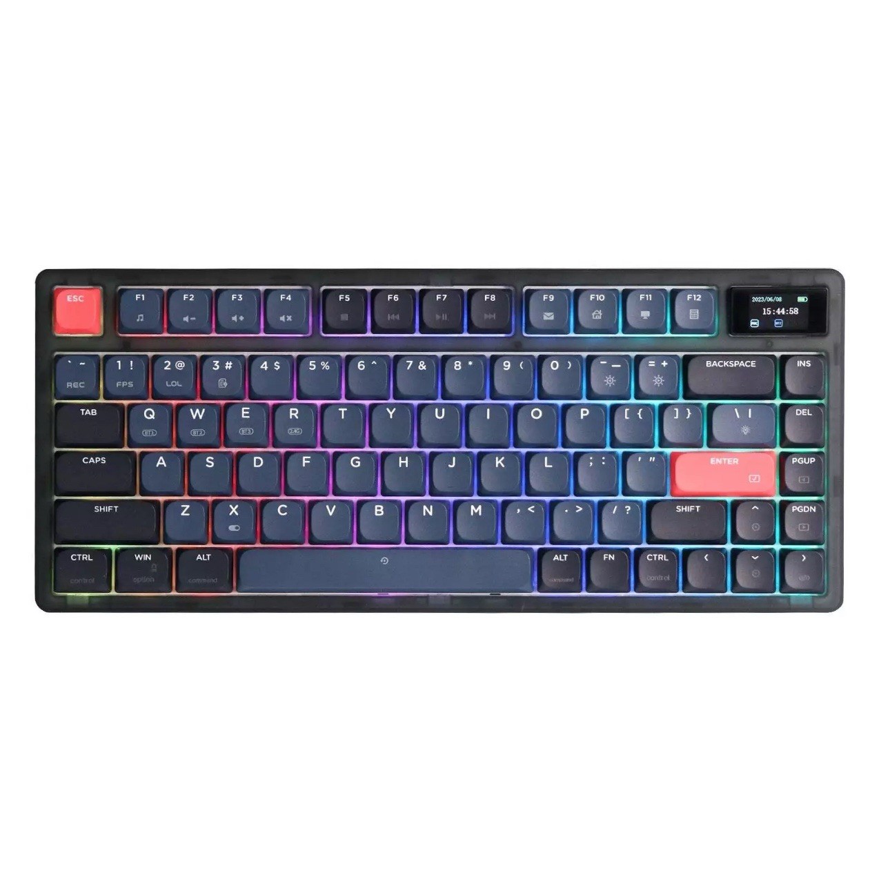 Ajazz AK832 Pro 75% Gasket-Mount Wireless Keyboard – RGB, Bluetooth 5.1, 2.4G