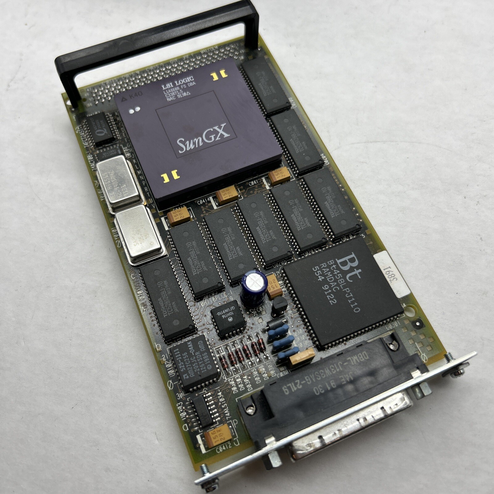 Genuine Vintage Sun 270-1672-04 8-Bit SBUS Video Card with SunGX LSI 501-1167