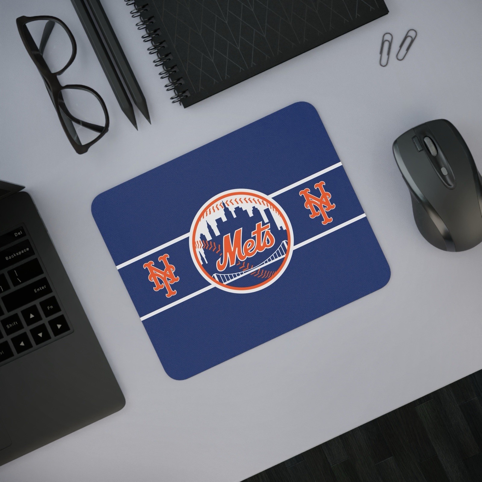 mousepad new york mets mlb, mouse pad baseball, desk mat