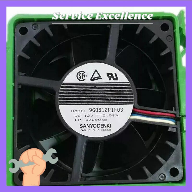 1X SuperMicro San Ace 80 9G0812P1F03 4-Pin Hot Swap Fan FAN-0074L4 Fast Deliver#
