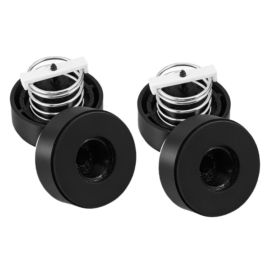 4Pcs Adjustable Shock Absorbing Turntable Feet Black Durable Record Player Pads