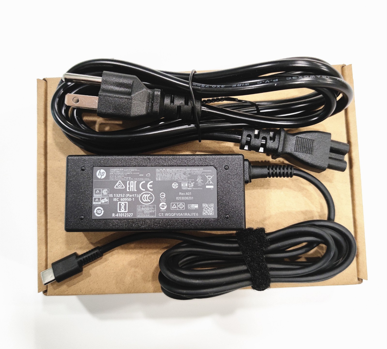 Genuine OEM 45W HP USB-C Type-C AC Power Adapter Charger L42206-002 L43407-001