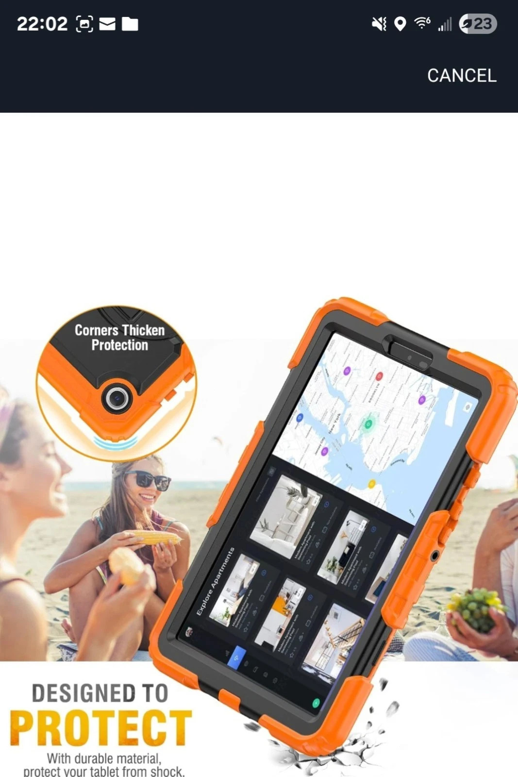 Durable Case for Samsung Galaxy Tab A9 8.7 inch, Kids-Proof with Screen Cover
