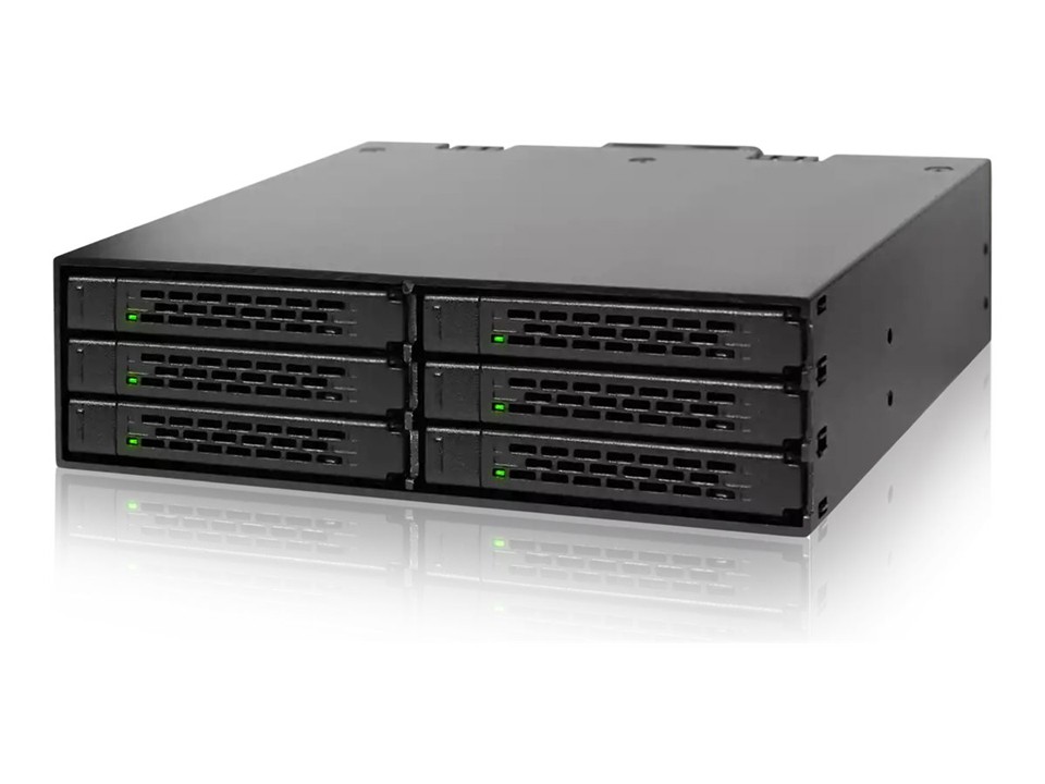 Icy Dock ToughArmor MB996SP-6SB 6 in 1 SATA Hot Swap Backplane 40mm Fan 6