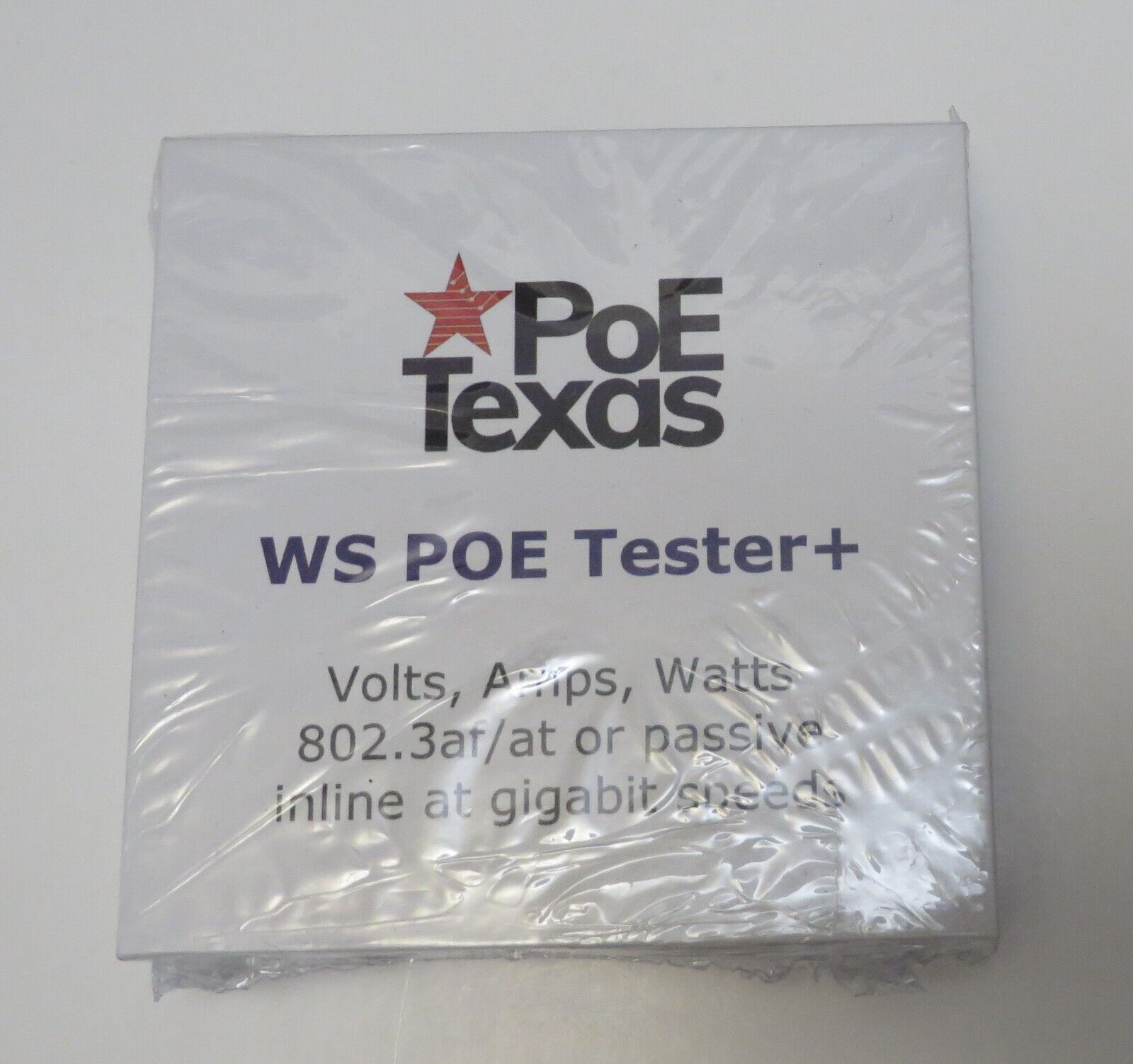 PoE Texas PoE-Tester Inline Tester for Power Over Ethernet Display 20 to 56 Volt
