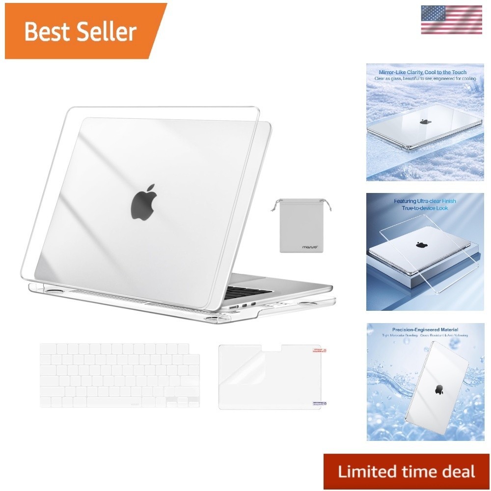Scratch-Resistant Case Compatible with MacBook Air 15 inch M5 2026 M4 2025 M3...