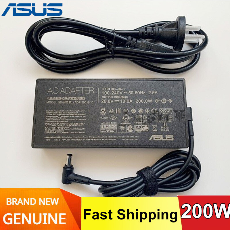 ADP-200JB D ASUS AC DC Adapter Supply Charger 20V 10A 200W 6.0×3.7mm Original