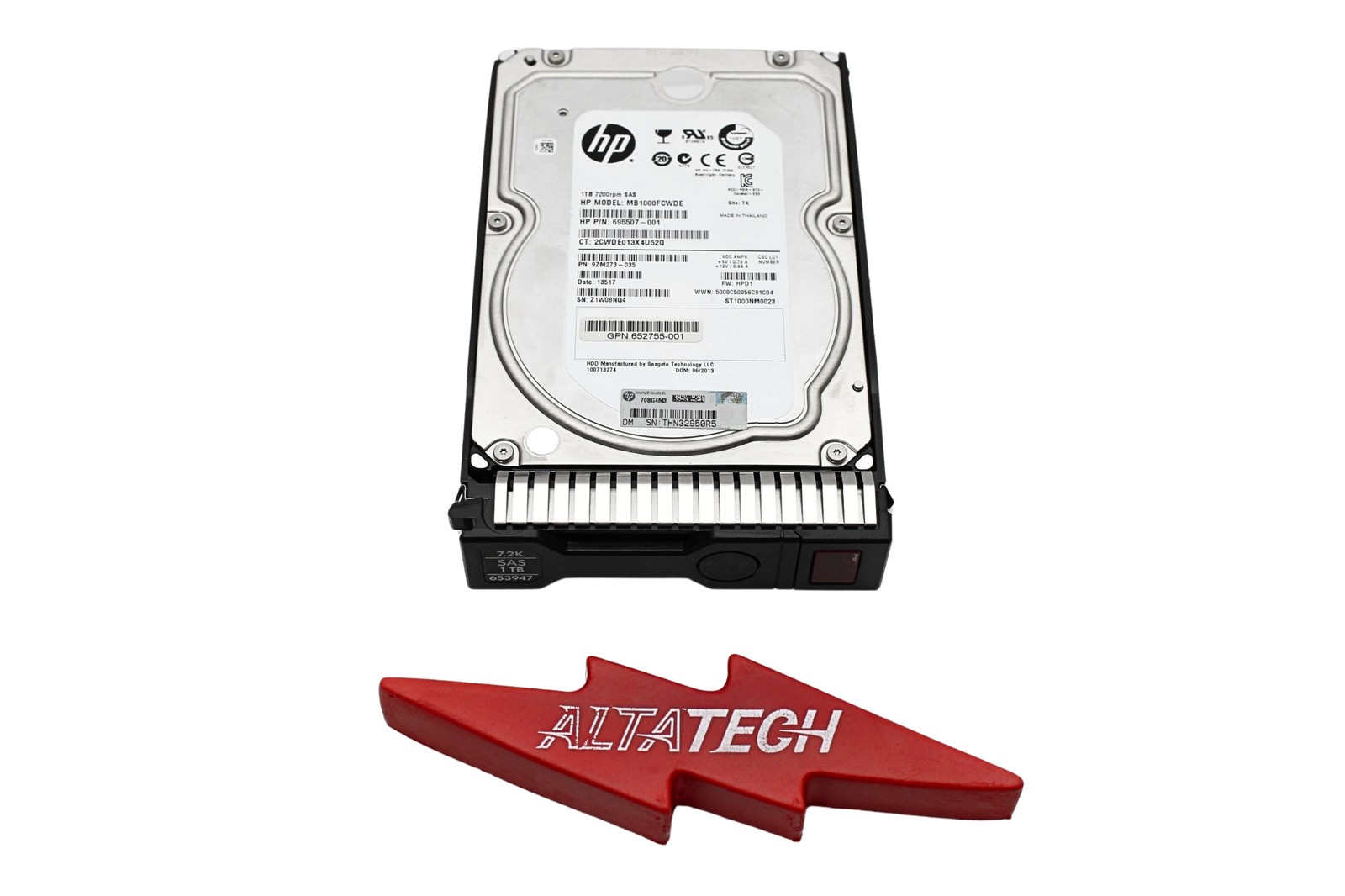 HP 1TB 7.2k 6G DP SAS LFF Hard Drive 507613-001, 3.5" Dual-Port SC HDD, Tested