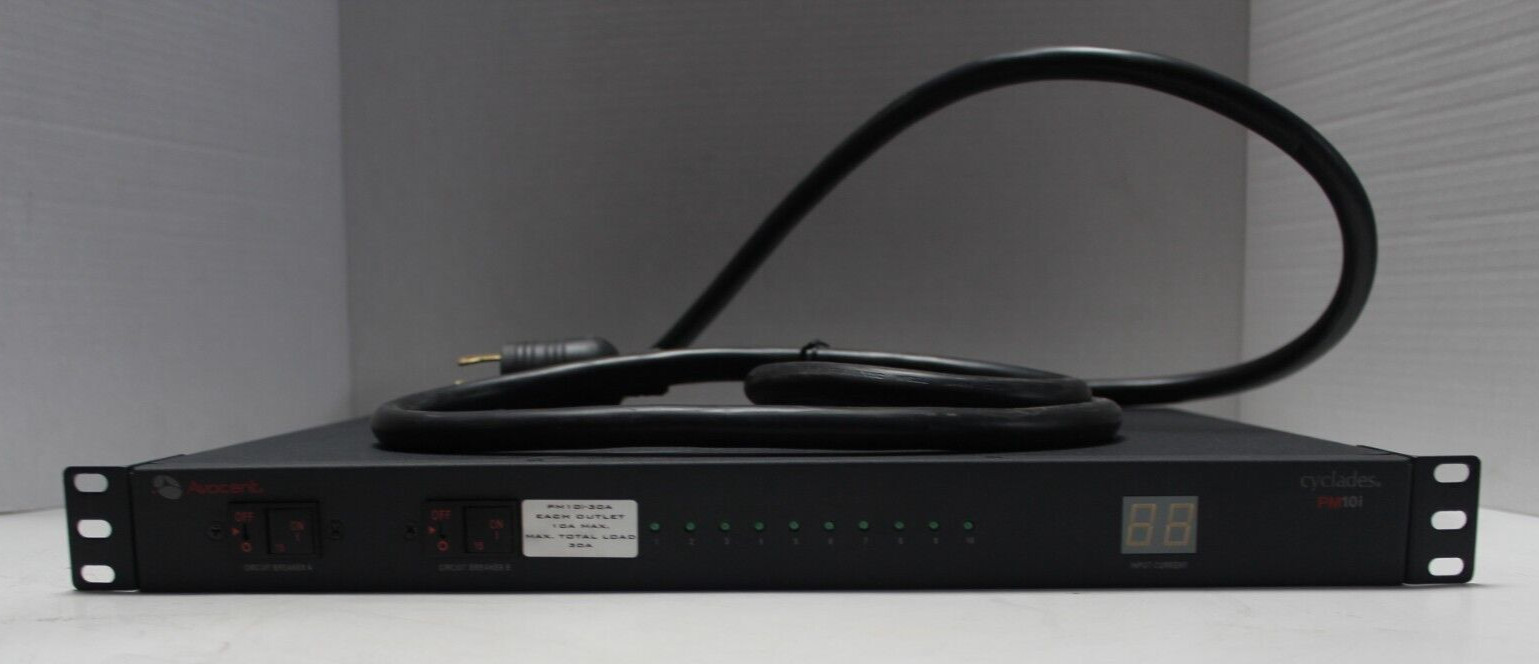 Avocent Cyclades PM10i-30A PDU Power Distribution Unit 10 Outlet *Parts