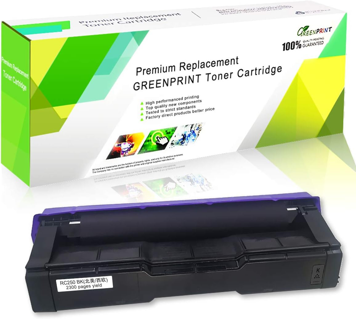 Compatible Toner Cartridge SP C250 C261 Black High Capacity 2300 Pages for RICOH