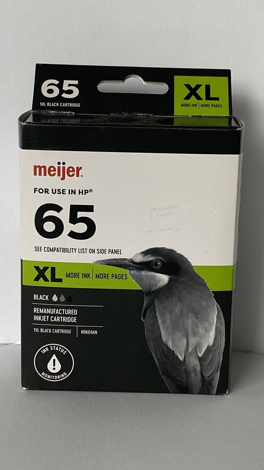 NEW Meijer for HP Deskjet 3720/3721…more 65XL Black Ink Cartridge