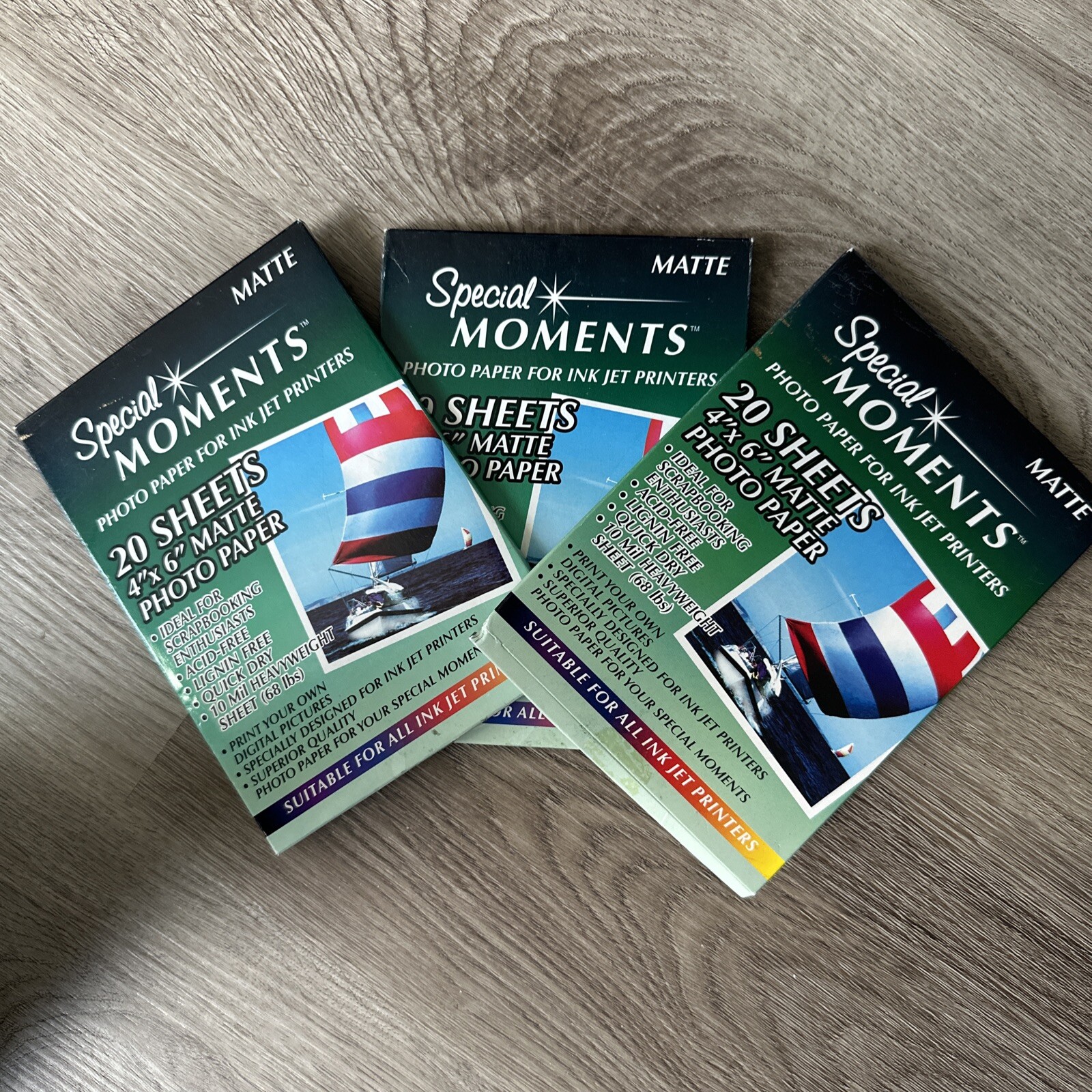 New Matte Special Moments Photo Paper For Ink Jet Printers 20 Sheets 4 x 6 Inch