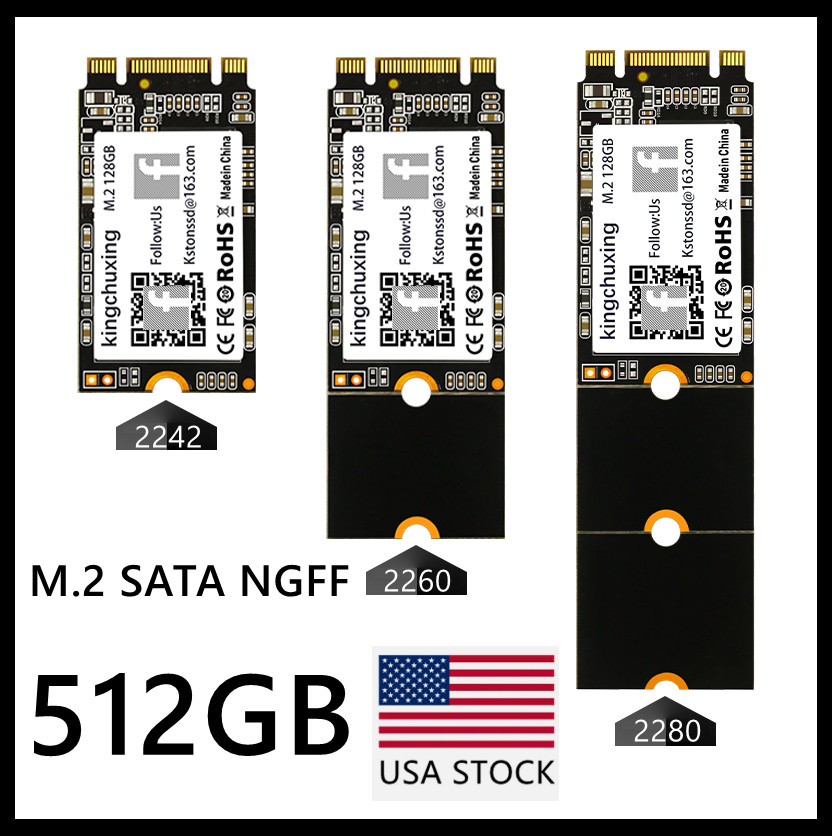512GB SSD M.2 SATA NGFF 2280-2242 Internal Solid State Drive M 2 Fast Speed SSD