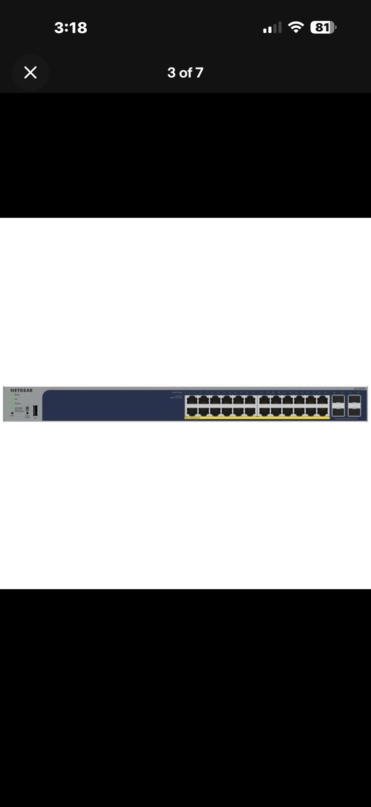 Netgear GS728TPP-300NAS 28-Port Gigabit Ethernet PoE+ Smart Network Switch