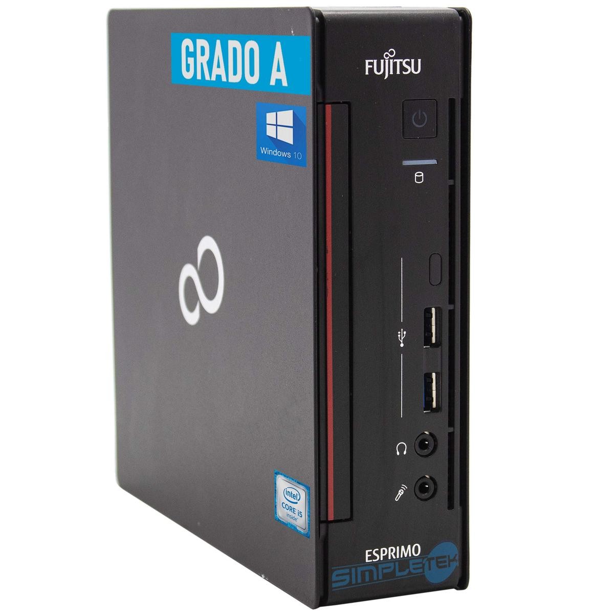 Desktop Fujitsu Esprimo Mini I5 Q558 Ram 64Gb Ssd 2Tb Pc Computer Fisso Win10