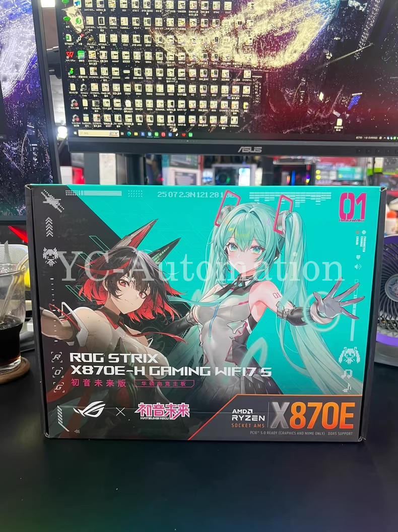 1PCS ROG X870E-H Hatsune Miku Edition Motherboard DDR5 AM5 ATX