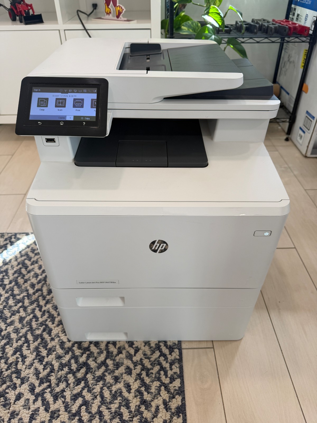 HP LaserJet Pro MFP M479fdw All-In-One Laser Printer with Additional Tray