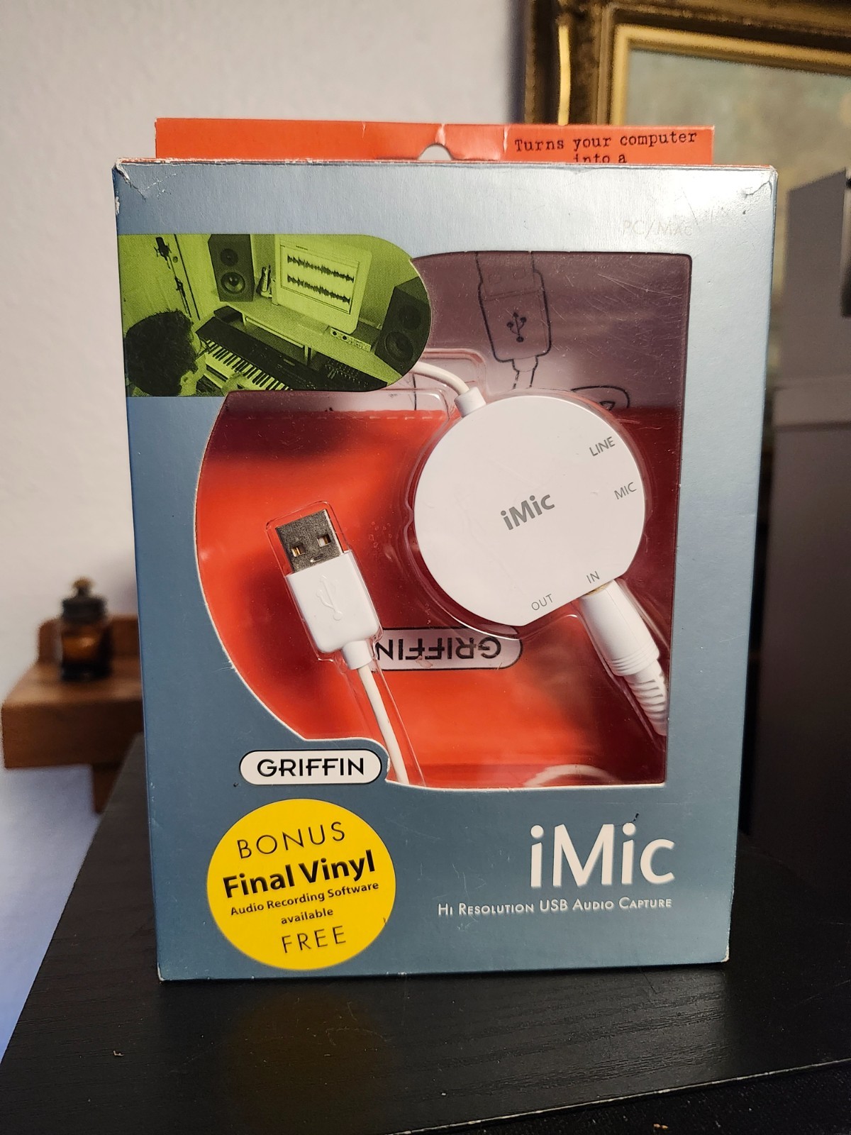 NEW Griffin iMic USB External Sound Card 2005 PC MAC TF815LL/A