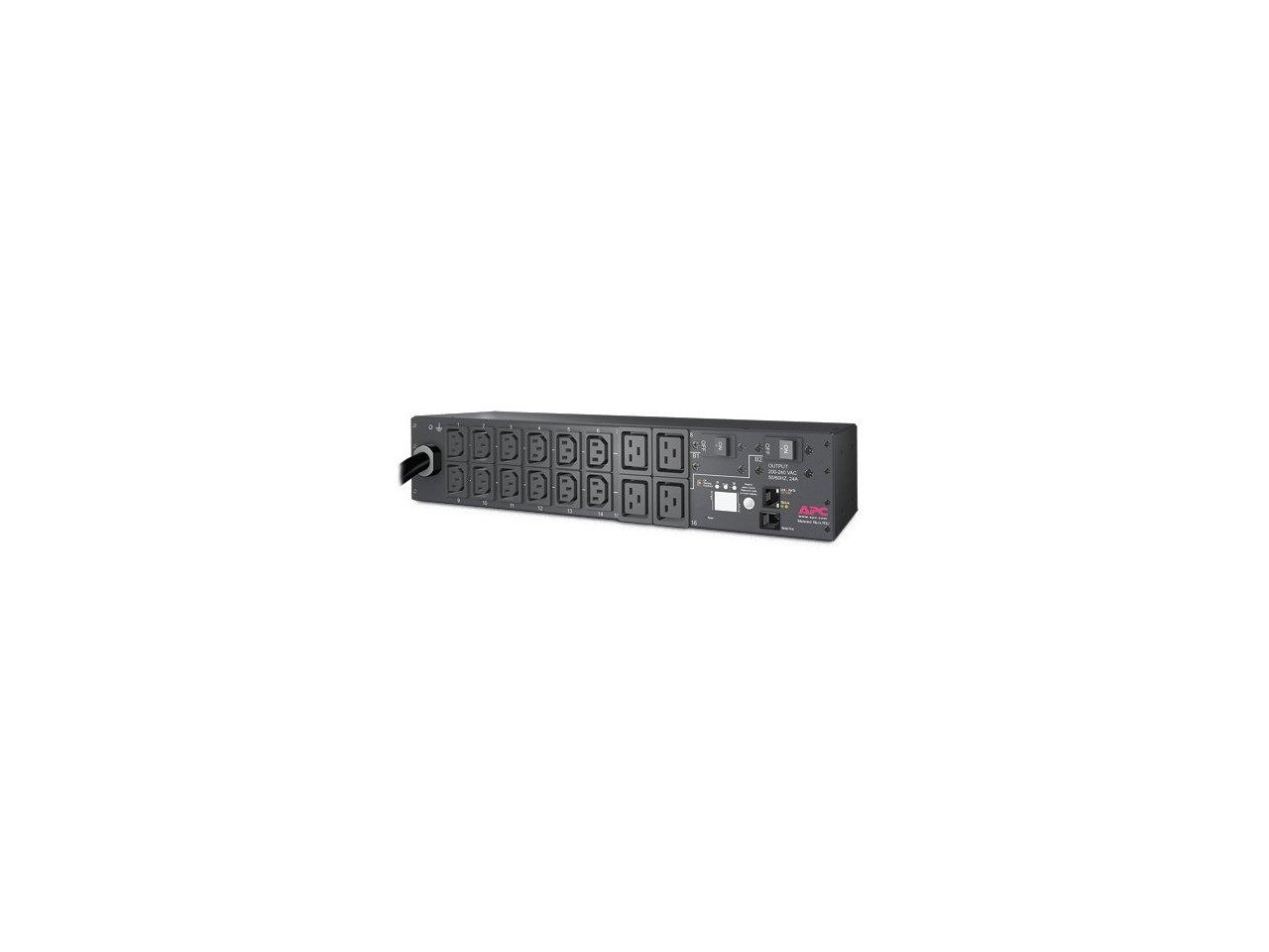 APC AP7811B Metered Rack PDU 2U 30A 208V L6-30P 12x C13 4x C19 Never Powered