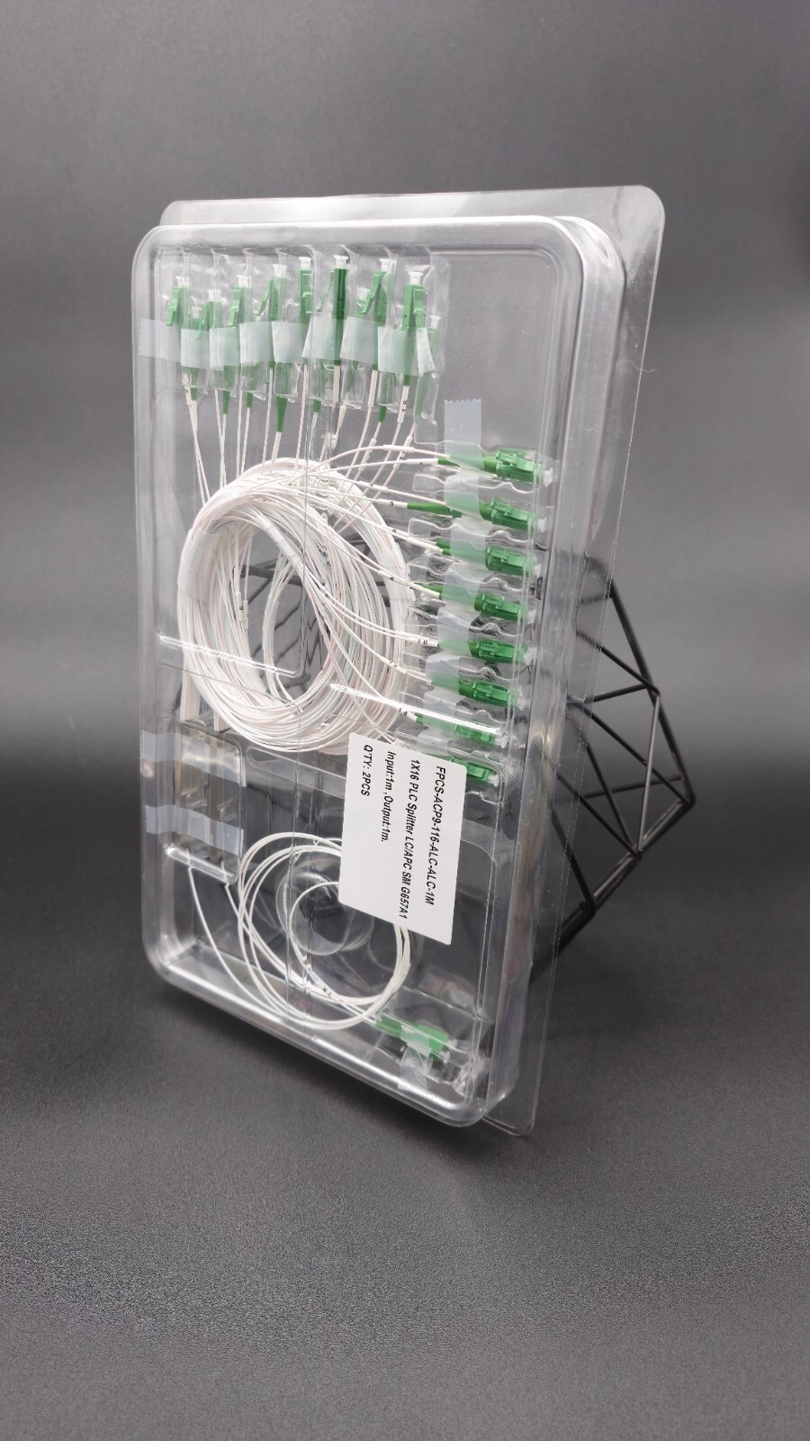 *New in Package* 2-Piece 1x16 PLC Fiber Optic Splitter LC/APC SM G657A1