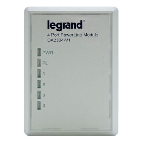 Legrand DA2304-V1 4-Port Powerline Network Adapter